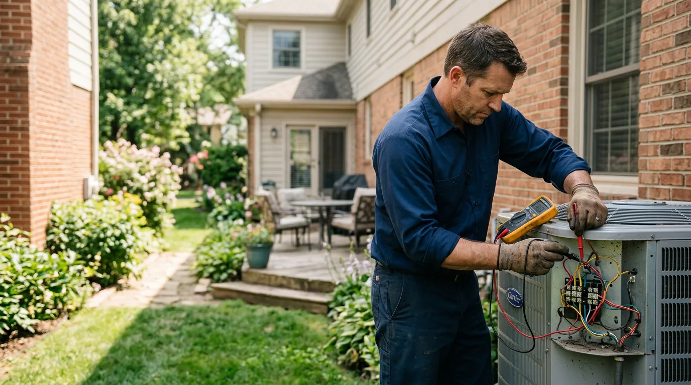 HVAC technician working near Clinton, CT